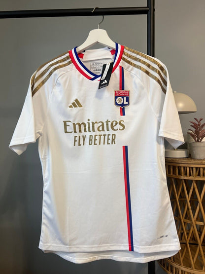 Olympique Lyonnais 23/24 Home Jersey Soccer Football Shirt Adidas Size XL Boys