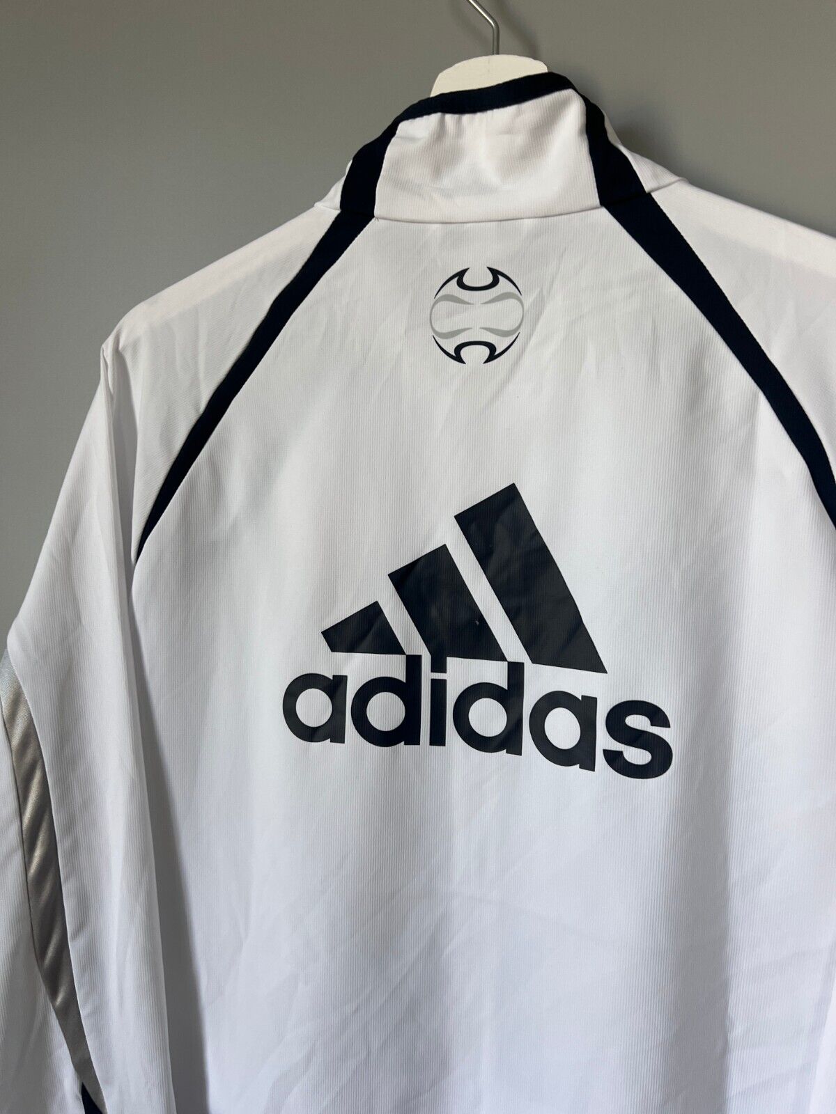 Real Madrid Jacket Teamgeist 2006x2021 White Soccer Adidas HA2537 Mens Size M