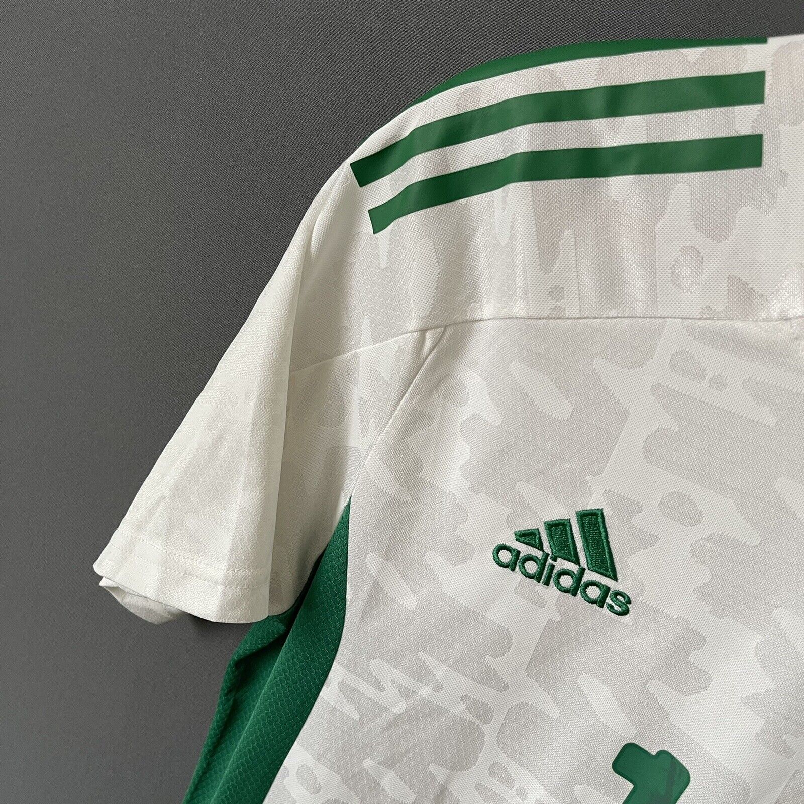 ALGERIA TEAM JERSEY 2021 HOME SIZE S FOOTBALL SOCCER SHIRT ADIDAS GS4014