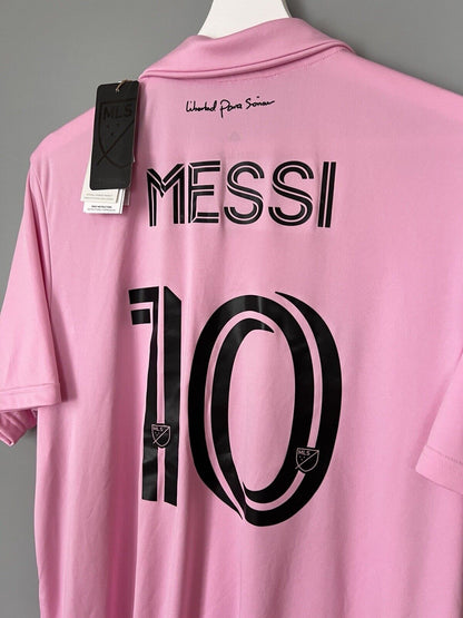 Messi Inter Miami Jersey 22/23 Home Soccer Shirt JE9701 Adidas Mens Size L