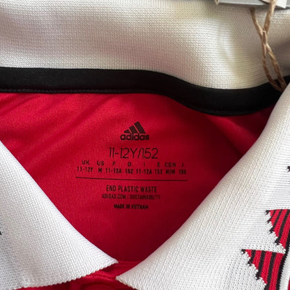 Sancho Manchester United Jersey 22-23 Home Size M Boys Adidas Football Shirt