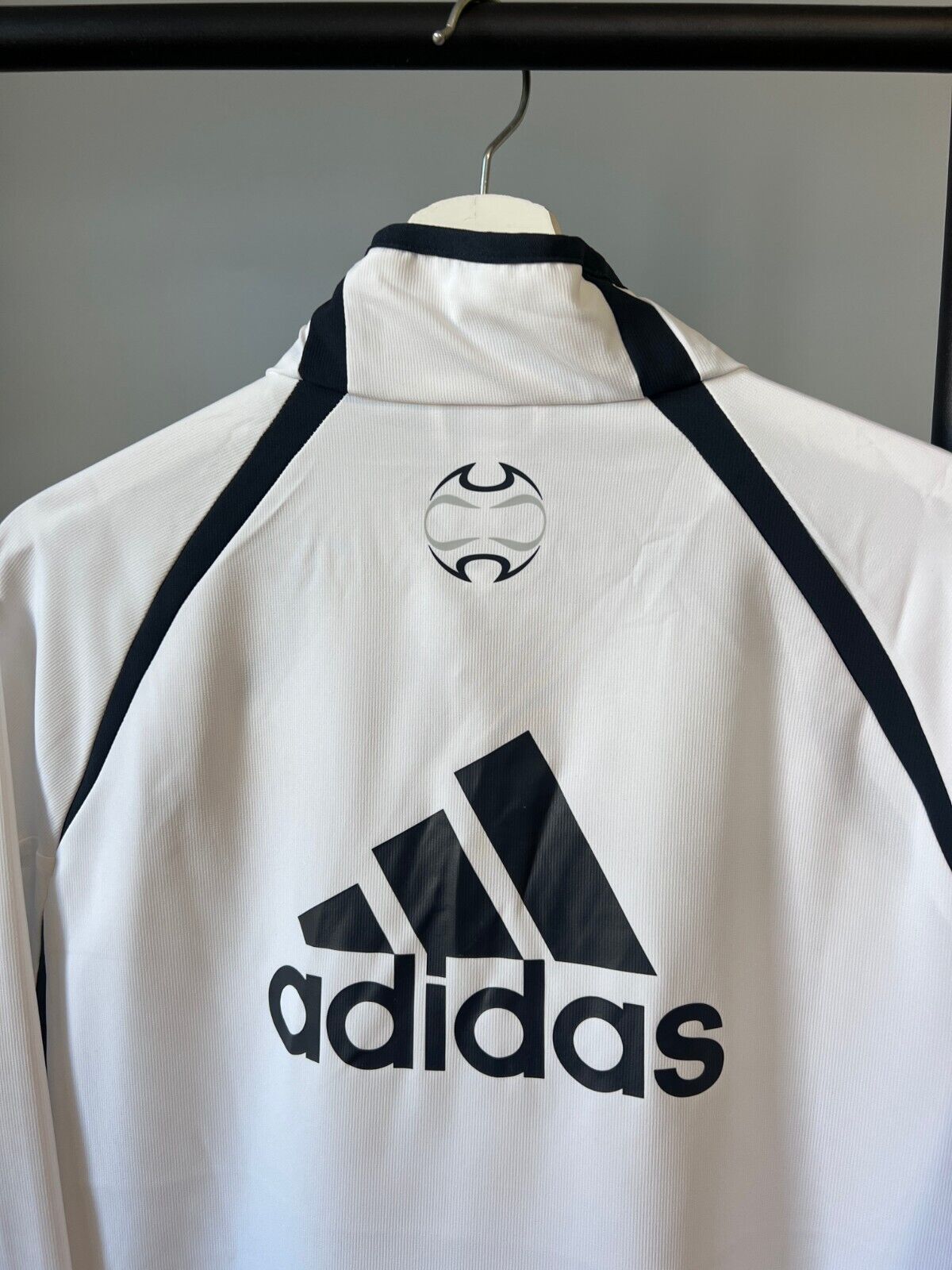 Real Madrid Teamgeist Jacket 2006 x 2021 White Soccer Adidas HA2537 Mens Size M