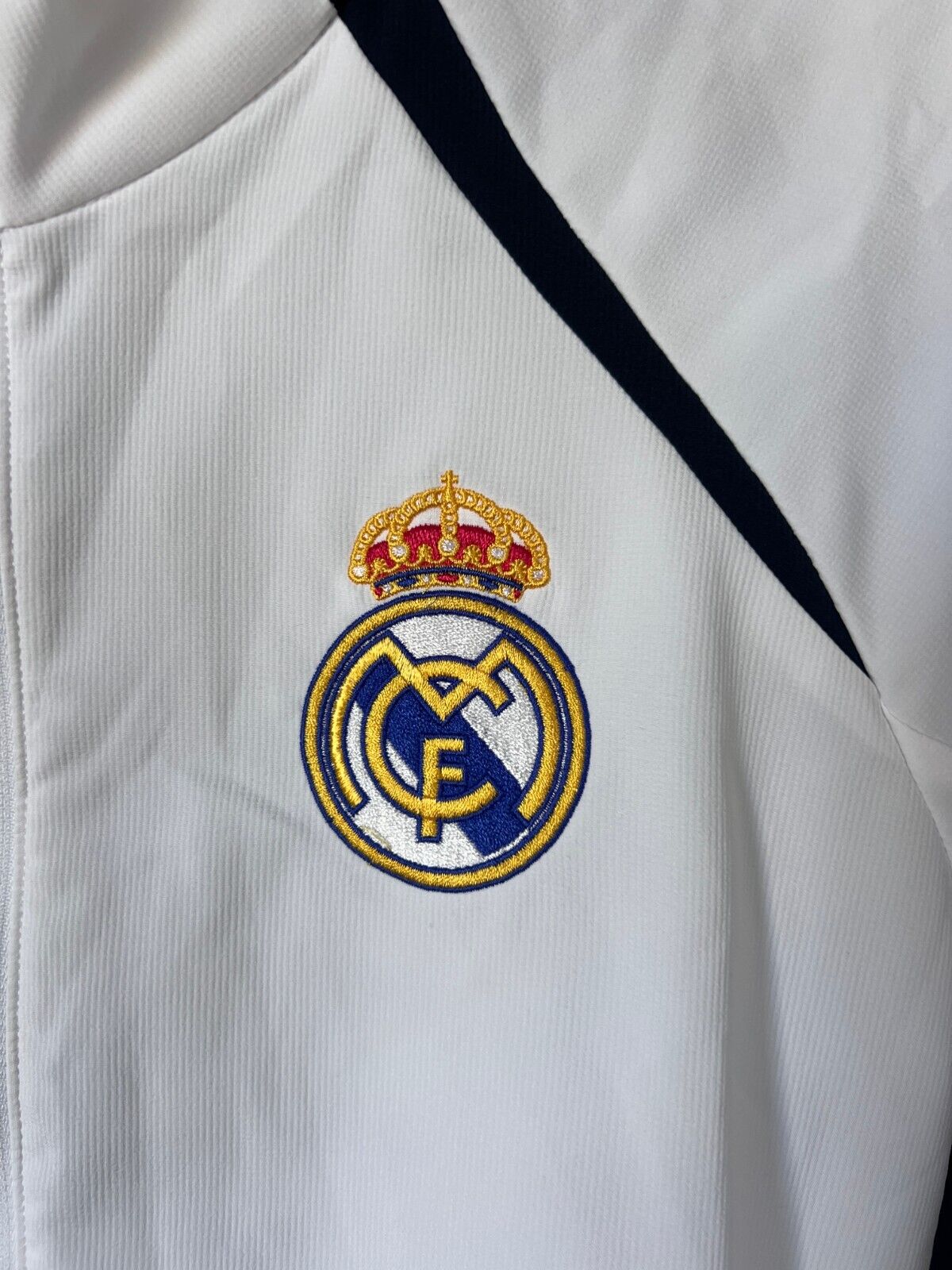 Real Madrid Jacket Teamgeist 2006x2021 White Soccer Adidas HA2537 Mens Size M