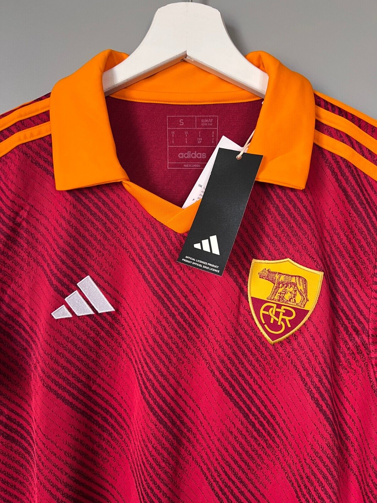 AS Roma Jersey 23/24 Fourth Soccer Football Shirt Adidas JJ9171 Mens Size S