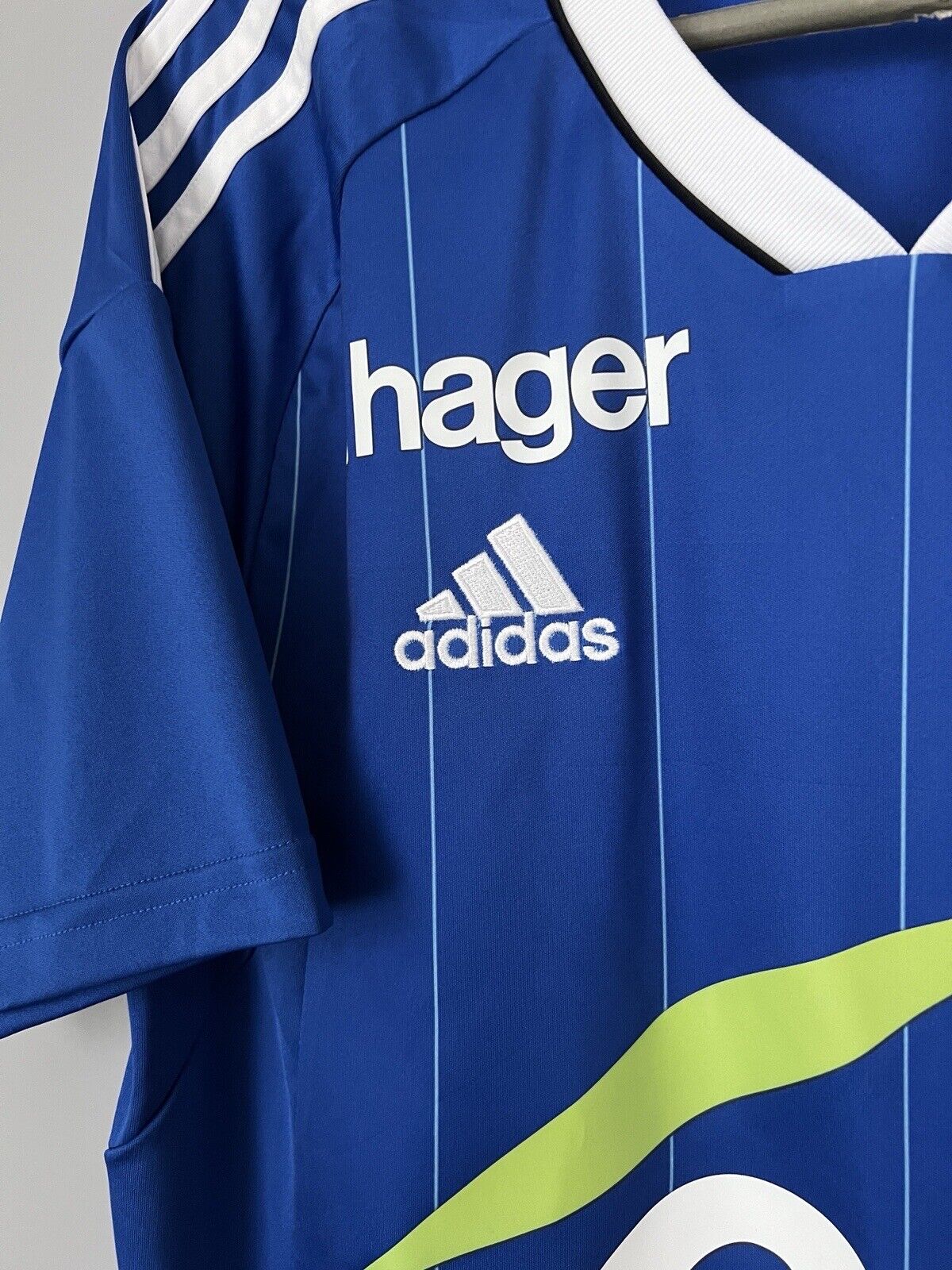 Strasbourg Jersey Home 2023 Mens Soccer Shirt Maillot Adidas Size S