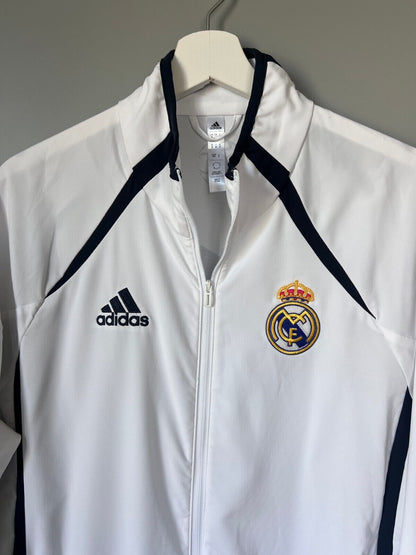Real Madrid Jacket Teamgeist 2006x2021 White Soccer Adidas HA2537 Mens Size M