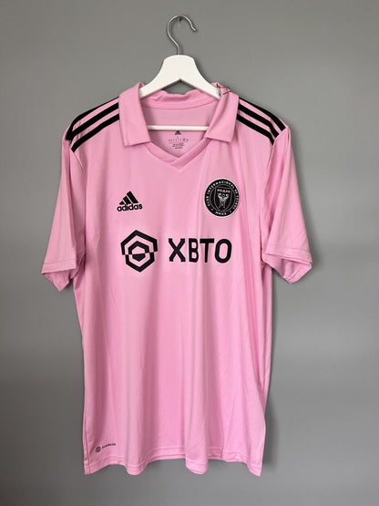 Messi Inter Miami Jersey 22/23 Home Soccer Shirt JE9701 Adidas Mens Size L