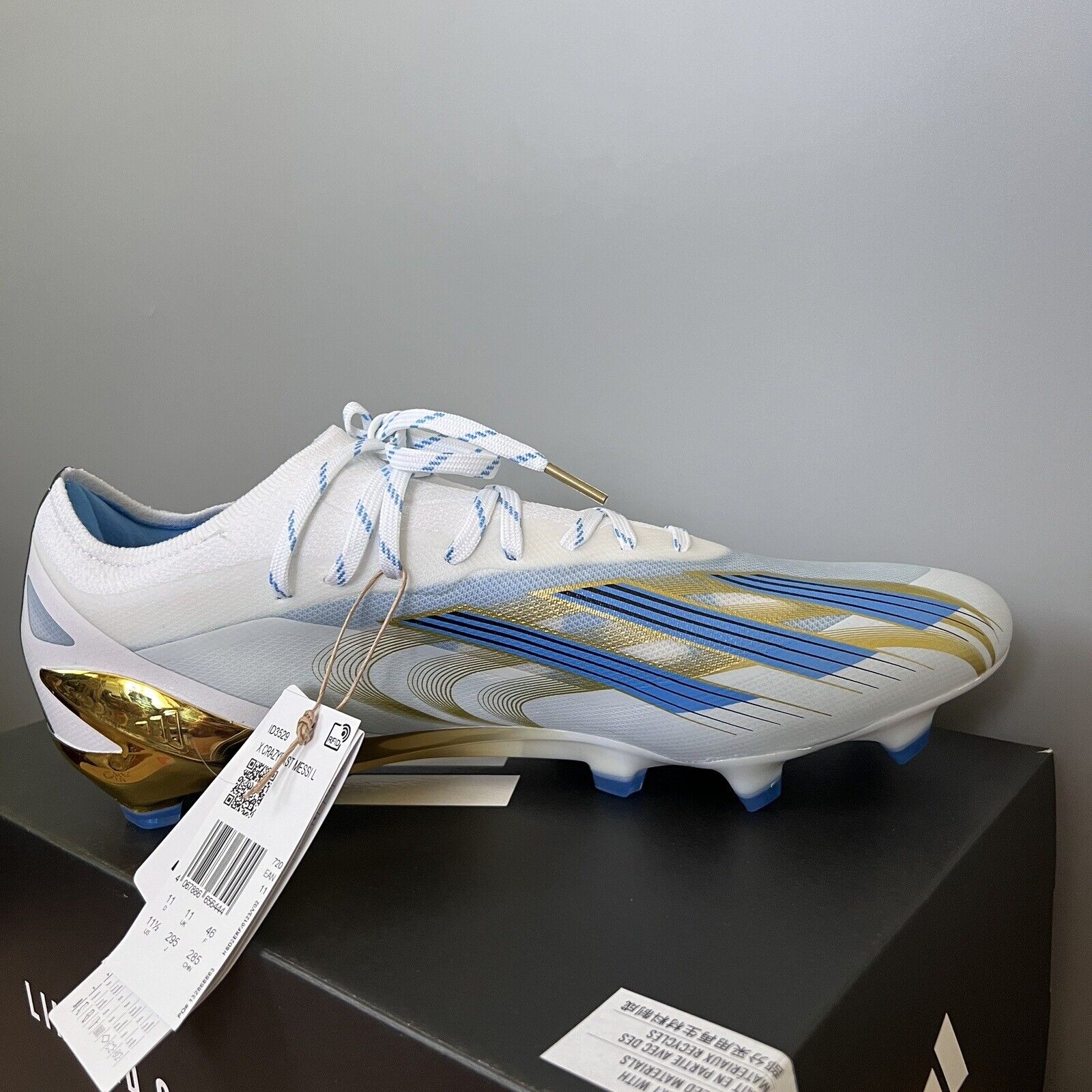 Adidas X Crazyfast Las Estrellas.1 FG Messi Cleats Soccer US 11.5 ID3529 Limited