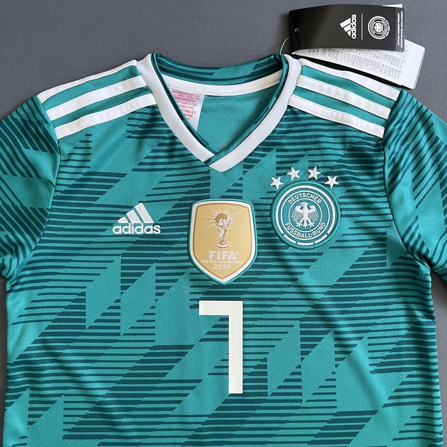 Draxler Germany Jersey 2018 2019 Away Size S Boys Football Shirt Trikot Adidas