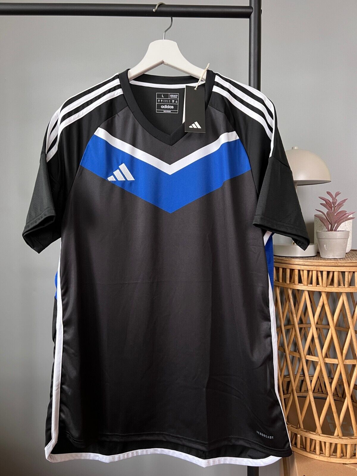 Adidas Jersey Training Soccer Football Shirt Adidas Mens Size L