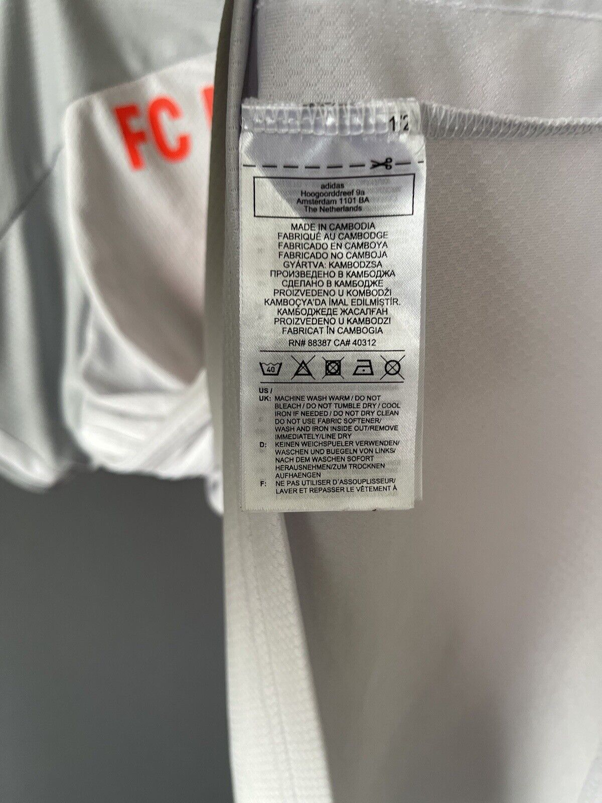 GE0583 Lewandowski Bayern Munich Jersey 2021 Away Size XL Football Trikot Adidas