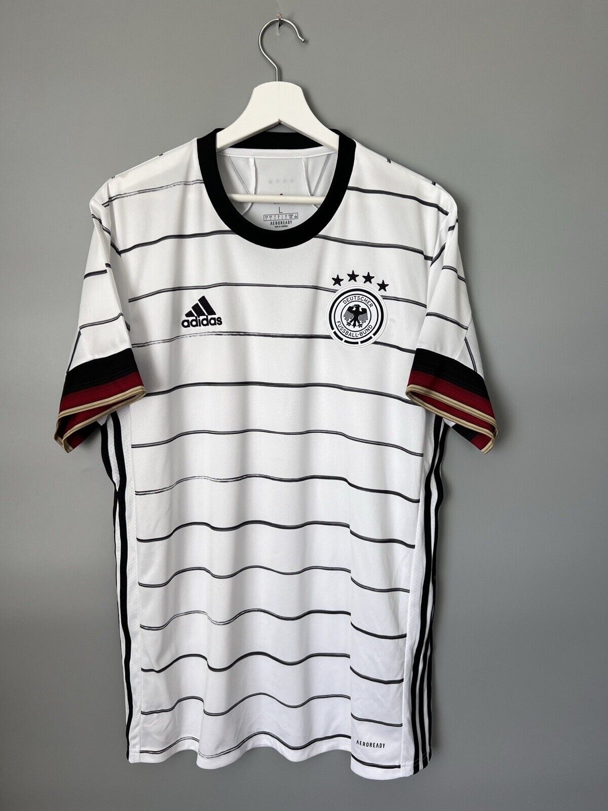 Germany Jersey Home Soccer Football Shirt Adidas DFB EH6105 Mens Size L