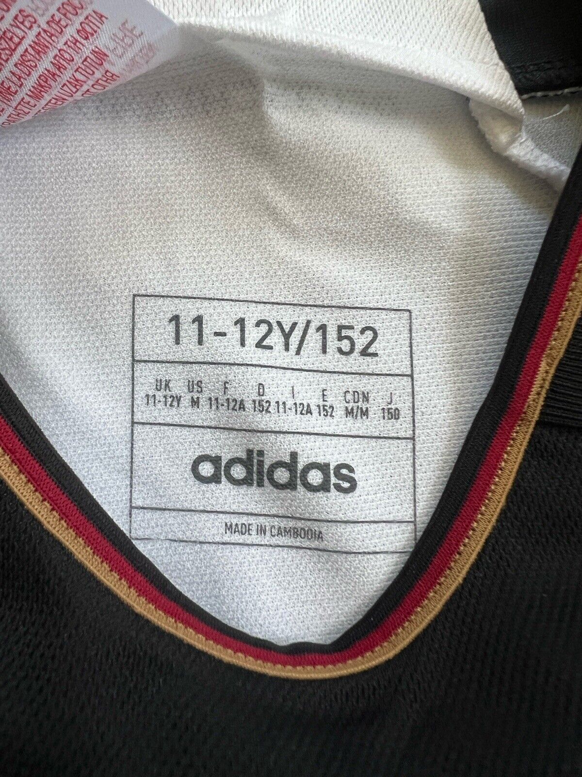 Germany Jersey 2023 Home Soccer Football Shirt Adidas HF1467 Boys Size M