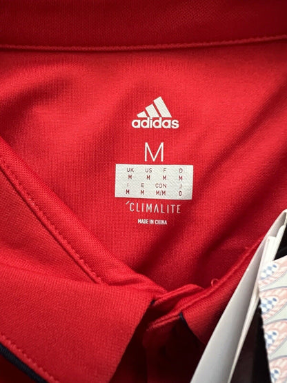 Bayern Munich Polo Jersey 2017-2018 Mens Soccer Shirt BQ2435 Adidas Size M