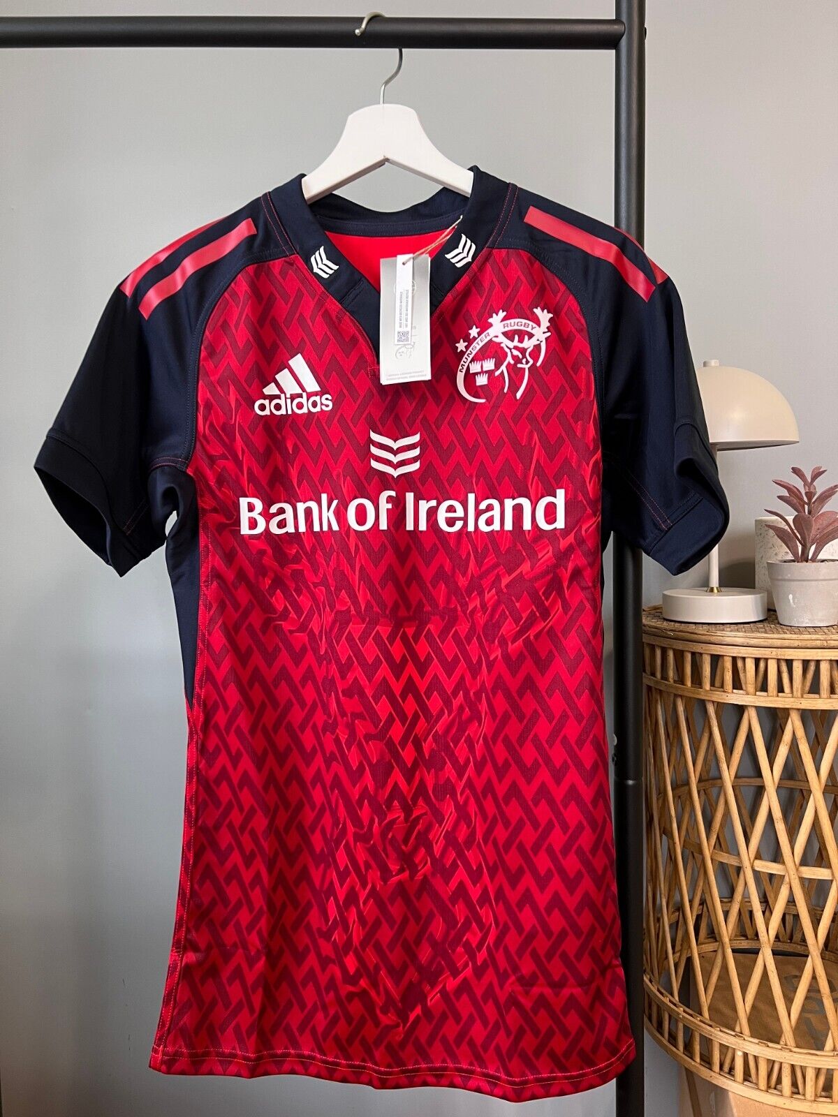 Munster Rugby Jersey 22/23 European Player Issue Adidas Mens Size 6