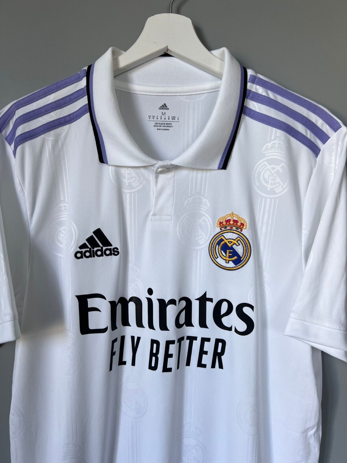 Real Madrid Jersey 22/23 Home Football Soccer Shirt HF0291 Adidas Mens Size M