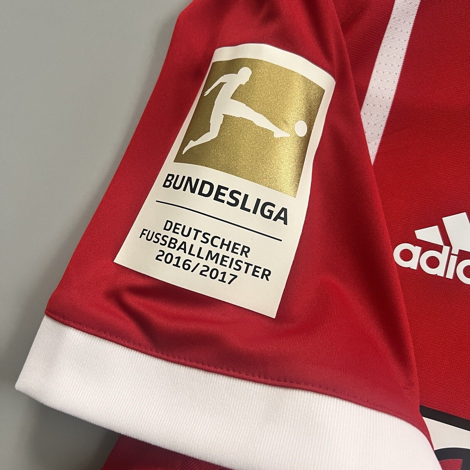 Bayern Munich Jersey 2017/18 Home Match Worn Mens Size 7 Football Shirt Adidas