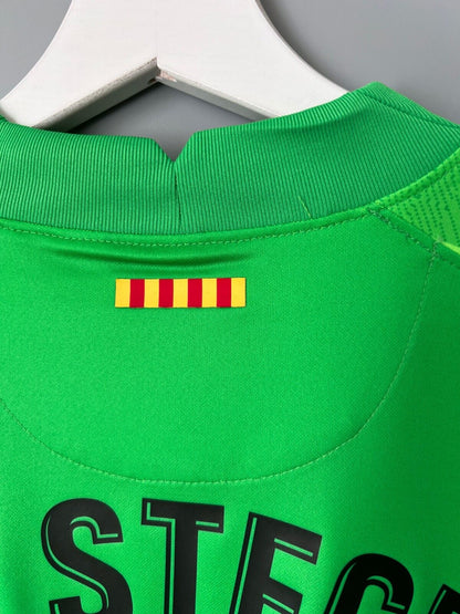 FC Barcelona Jersey 21/22 Goalkeeper Soccer Shirt CV7870-330 Nike Mens Size L
