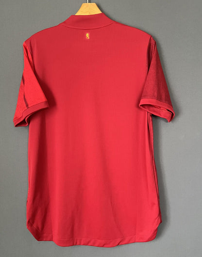 Spain Jersey 2019 Home Authentic Mens Soccer Shirt  FI6250 Adidas Size L