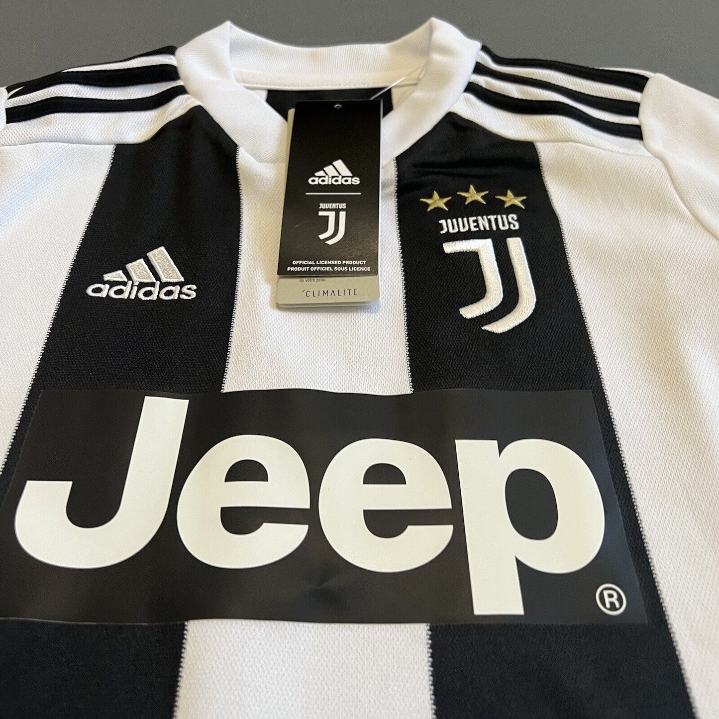 Dybala Juventus Jersey 2018-19 Home S 9-10Y Boys Football Shirt CF3496 Adidas
