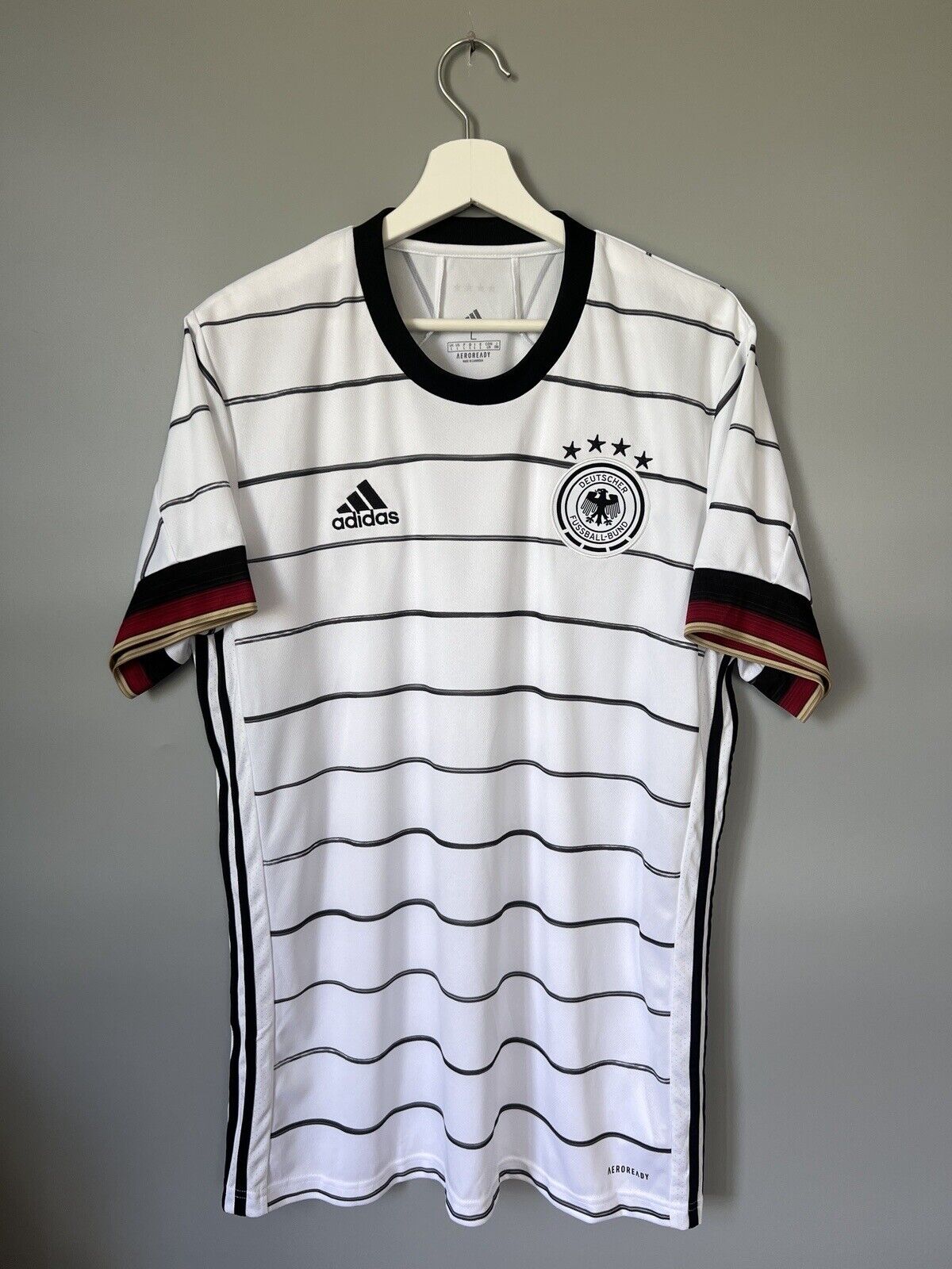 Germany Jersey 2020 Home Soccer Football Shirt Adidas EH6105 Mens Size L