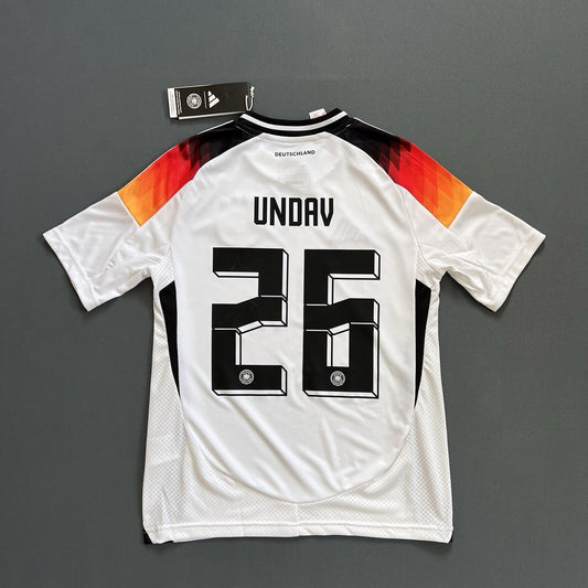 Undav Germany Jersey 2024 Home Soccer Football Adidas DFB IP6130 Boys Size M