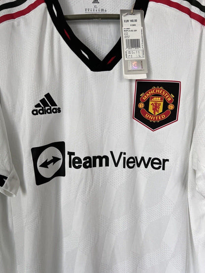 Rashford Manchester United Jersey 22/23 Away Mens Soccer Shirt Adidas Size XL