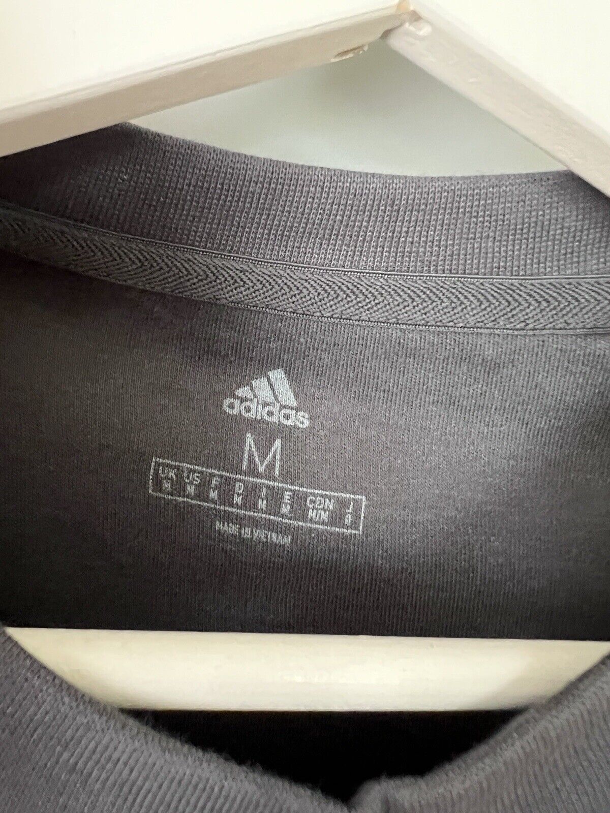 Real Madrid Travel T-Shirt Grey GR4266 Adidas Mens Size M