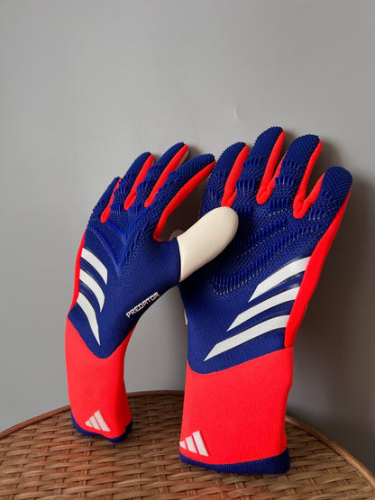 Adidas Predator PRO GL P Goalkeeper Gloves Lucid Blue IS7587 Mens Size 8