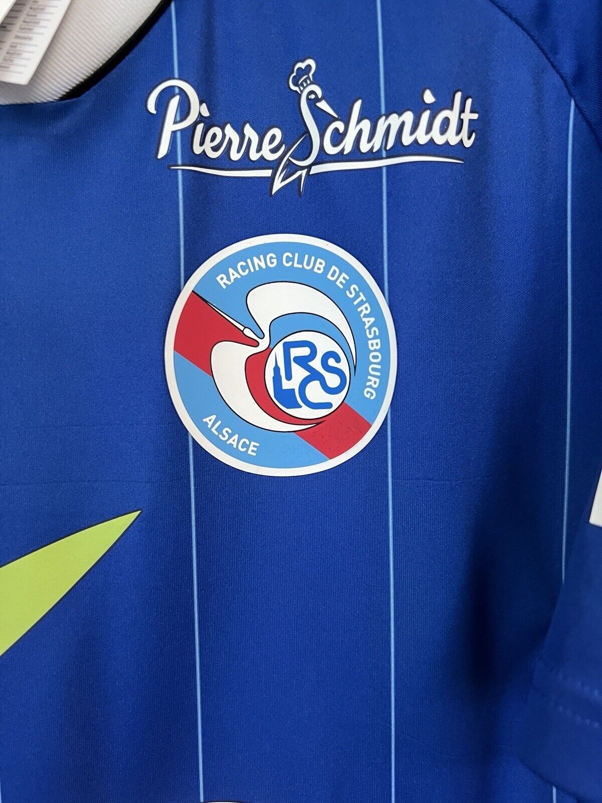 Strasbourg Jersey Home 2023 Mens Soccer Shirt Maillot Adidas Size L