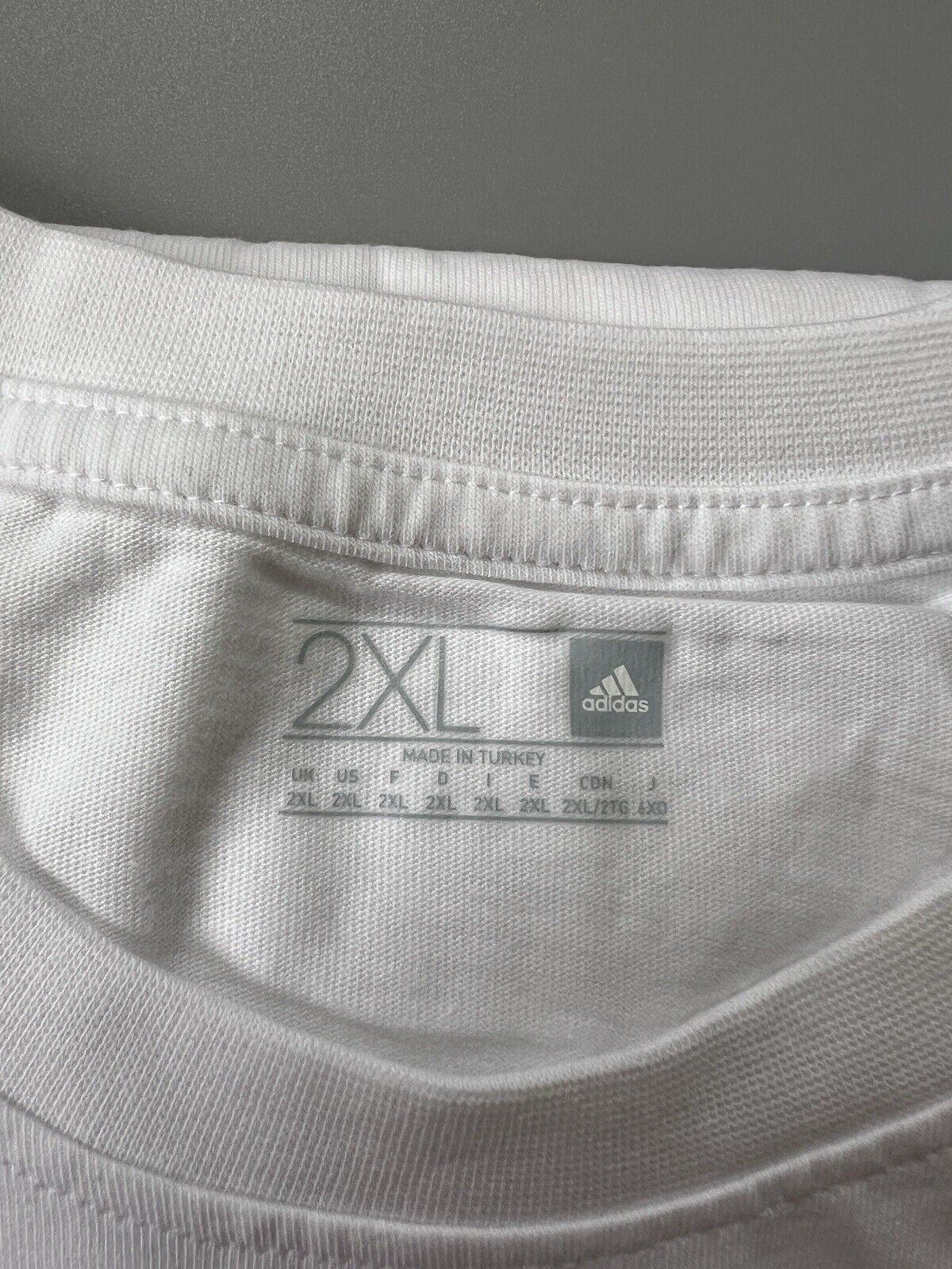 Real Madrid Jersey UCL Champions T-Shirt White Mens Soccer Shirt Adidas