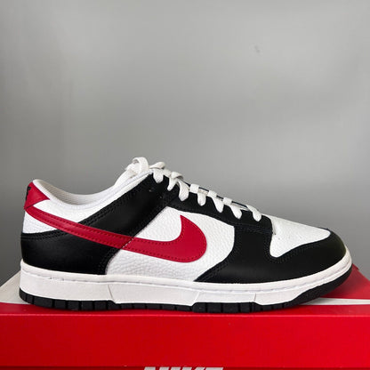 Nike Dunk Low Retro Red Swoosh Panda FB3354-001 Mens New
