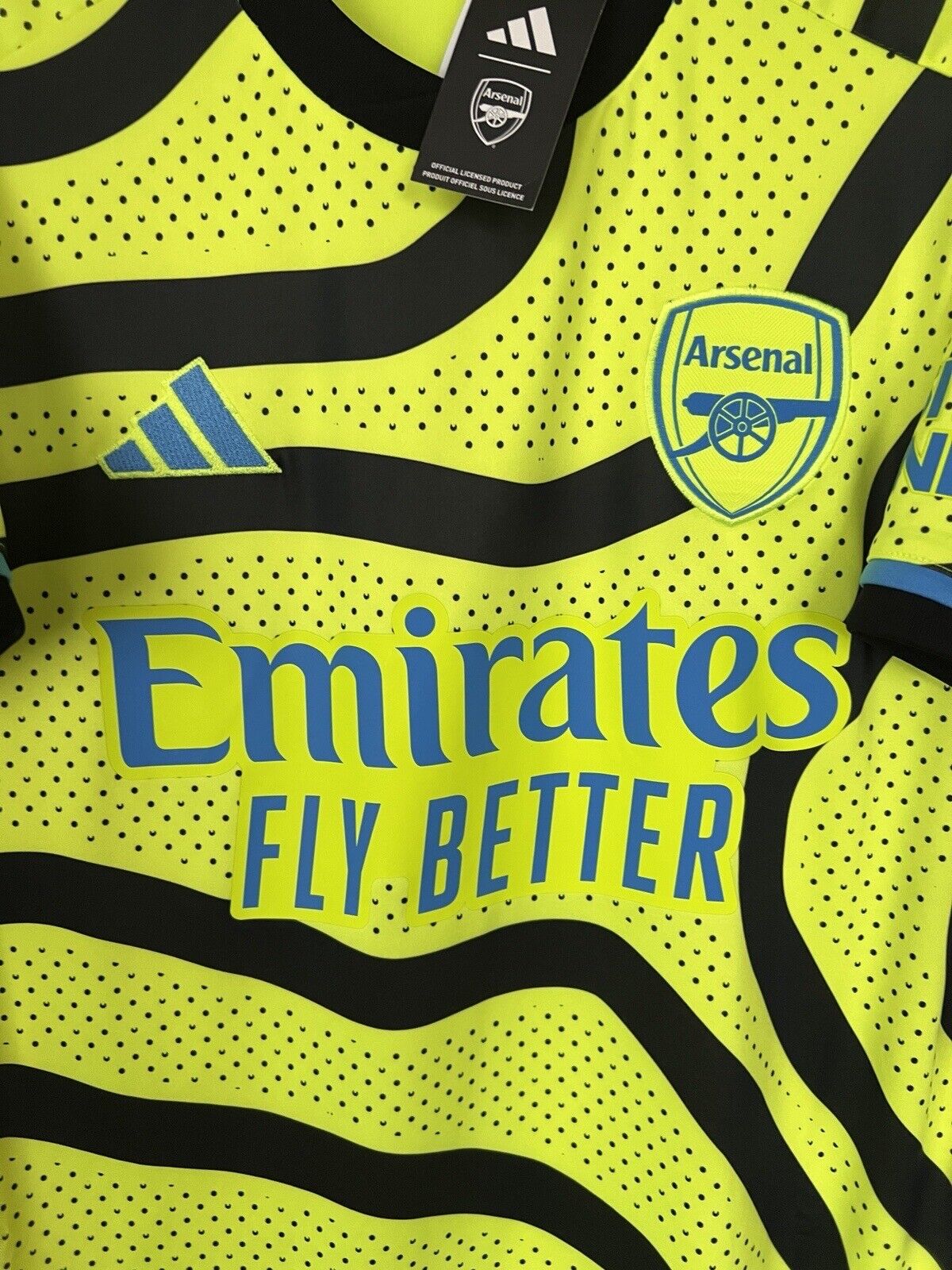 Arsenal Jersey 23/24 Away Mens Soccer Football Shirt HR6927 Adidas Size L