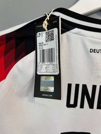 Undav Germany Jersey 2024 Home Soccer Football Adidas DFB IP6130 Boys Size M