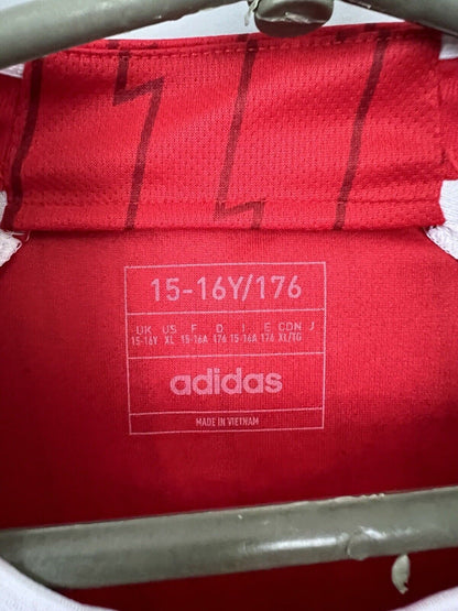 Rice Arsenal Jersey 23/24 Home Soccer Shirt HR6929 Adidas Boys Size XL