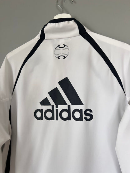 Real Madrid Teamgeist Jacket 2006 x 2021 White Soccer Adidas HA2537 Mens Size M