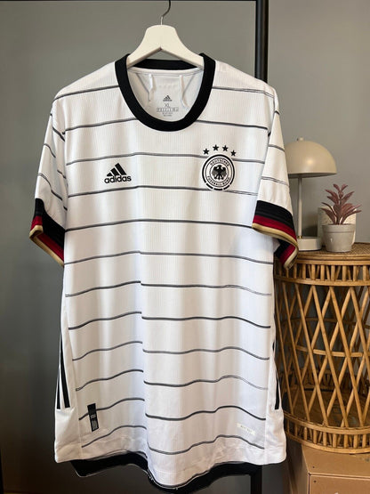 Germany Jersey 2020 Home Authentic Soccer Shirt Adidas EH6104 Mens Size XL