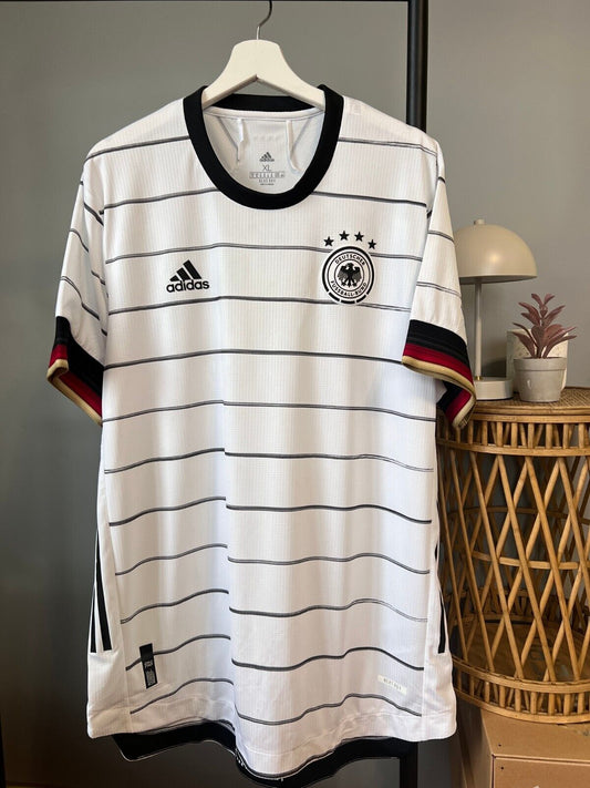 Germany Jersey 2020 Home Authentic Soccer Shirt Adidas EH6104 Mens Size XL
