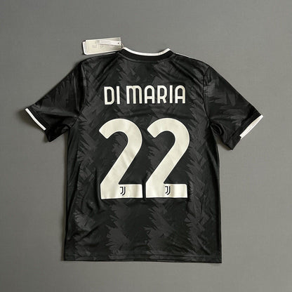 Di Maria Juventus Jersey 2022-23 Away L 13-14Y Boys Football Shirt HI5942 Adidas