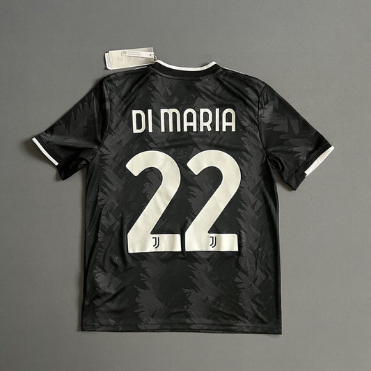 Di Maria Juventus Jersey 2022-23 Away L 13-14Y Boys Football Shirt HI5942 Adidas