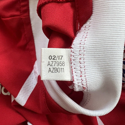 Bayern Munich Jersey 2017/18 Home Match Worn Mens Size 7 Football Shirt Adidas