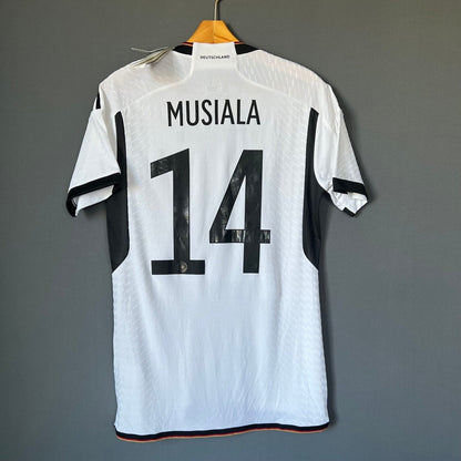 Musiala Germany Jersey 2022 Home Authentic Small Mens Football Shirt Adidas
