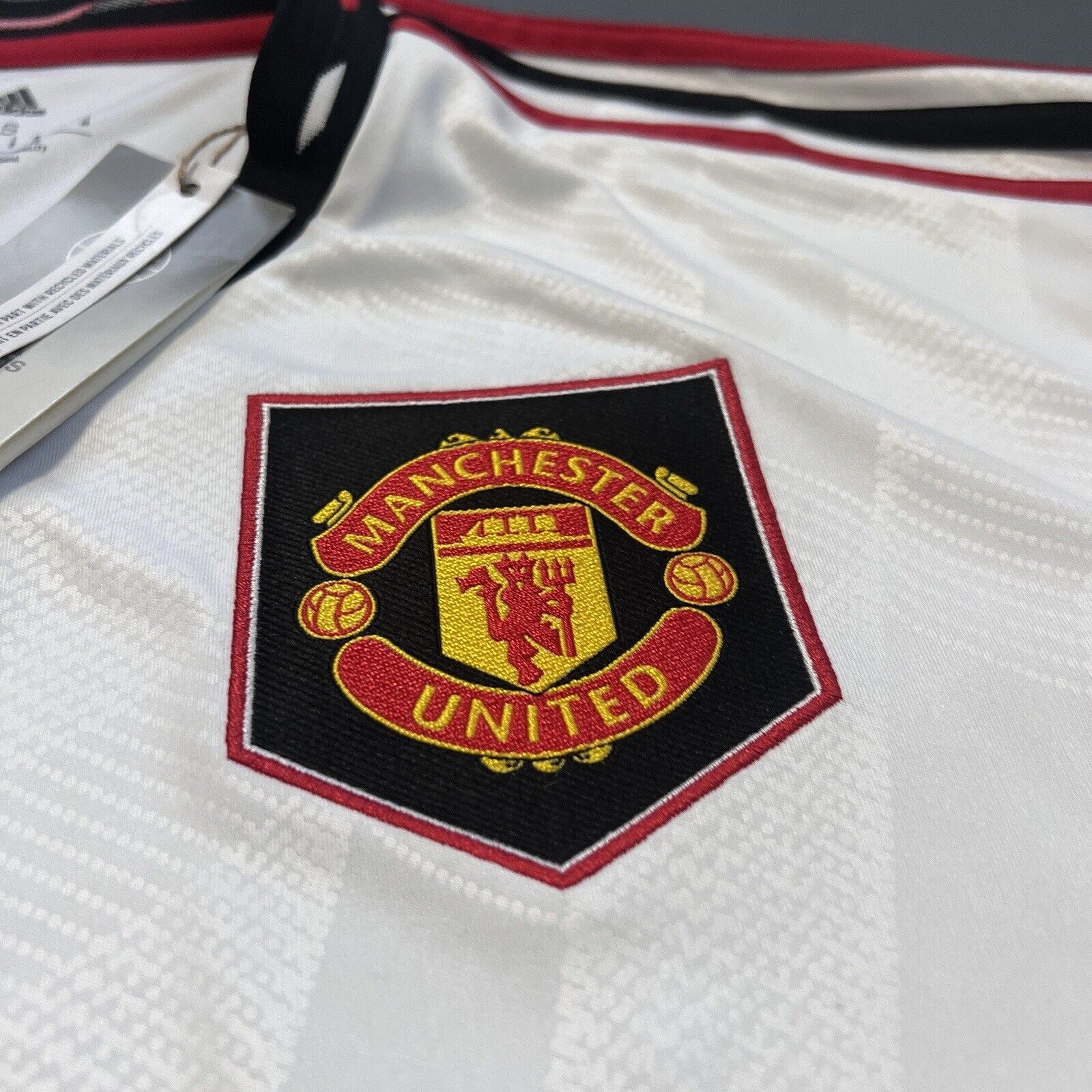 Garnacho Manchester United Jersey 22/23 Away Mens Soccer Shirt Adidas Size S