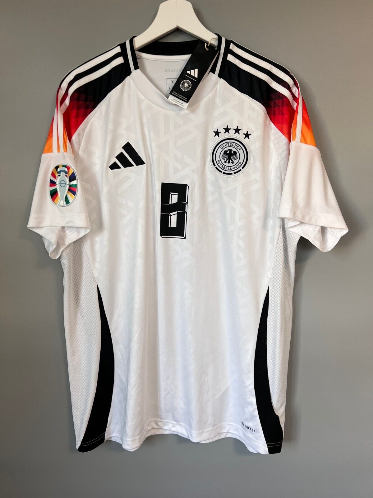 Kroos Germany Jersey 2024 Home Soccer Football Shirt Adidas IP8139 Mens Size XL