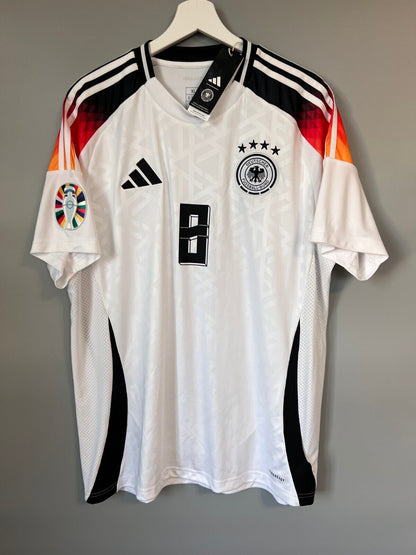 Kroos Germany Jersey 2024 Home Soccer Football Shirt Adidas IP8139 Mens Size XL