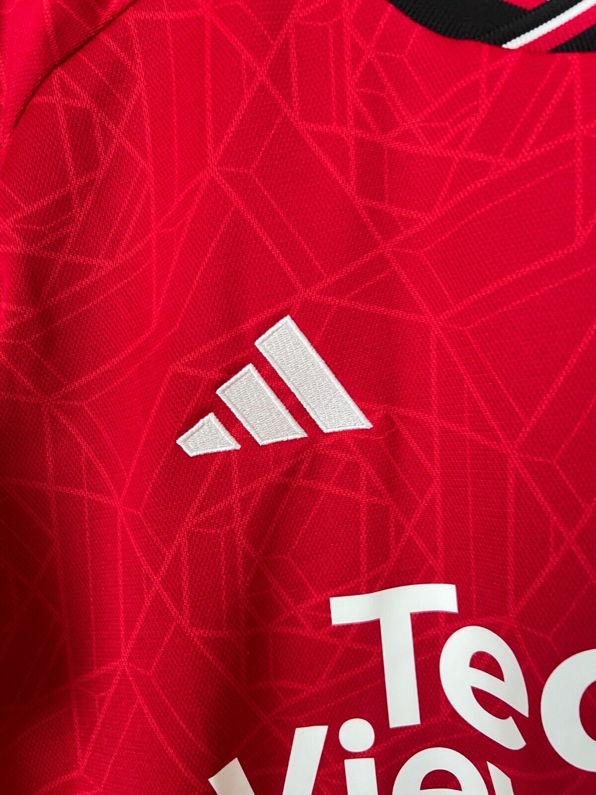 Manchester United Jersey 23/24 Home Mens Soccer Shirt IP1726 Adidas Size M