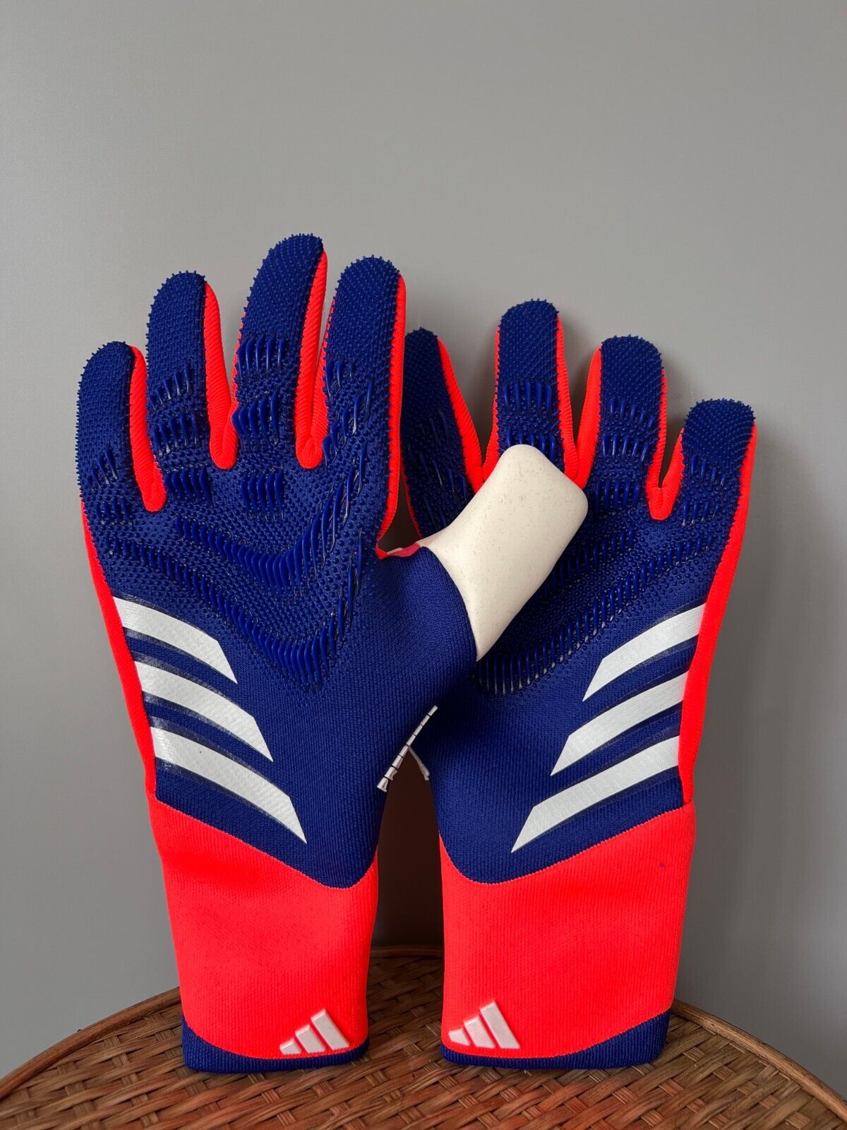 Adidas Predator PRO GL P Goalkeeper Gloves Lucid Blue IS7587 Mens Size 10