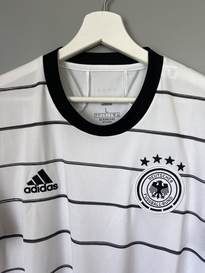 Germany Jersey 2020 Home Soccer Football Shirt Adidas EH6105 Mens Size L
