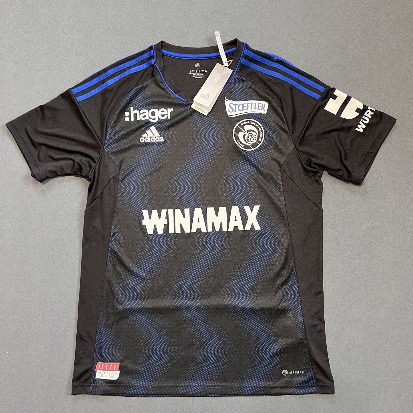 Strasbourg Jersey 22/23 Third Mens Soccer Football Shirt Maillot Adidas Size L
