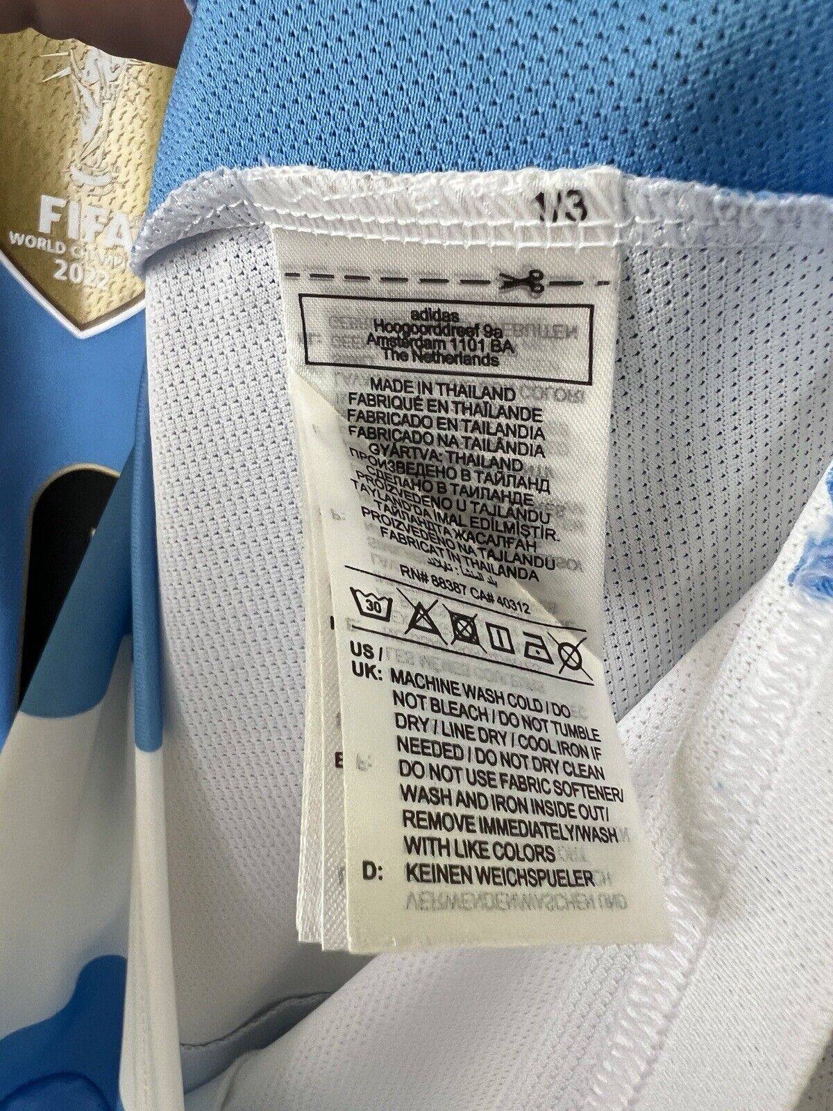 Messi Argentina Jersey 2024 Home Soccer Shirt IP8409 Adidas Men Size M